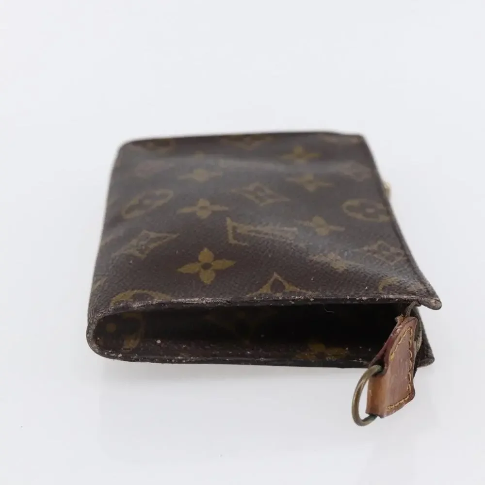 Louis Vuitton Monogram Bucket PM Accessory Pouch Brown